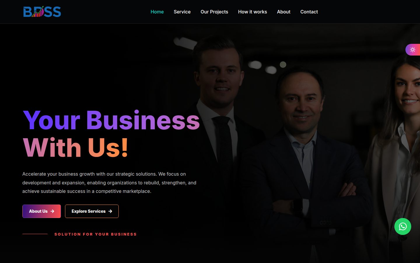 BDSS BD — Business Development Company Website