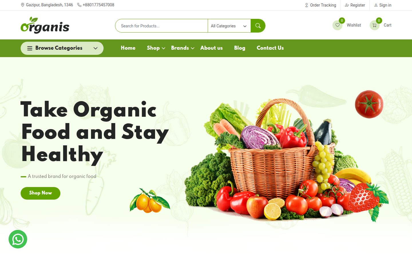 Organis — Organic Grocery Store