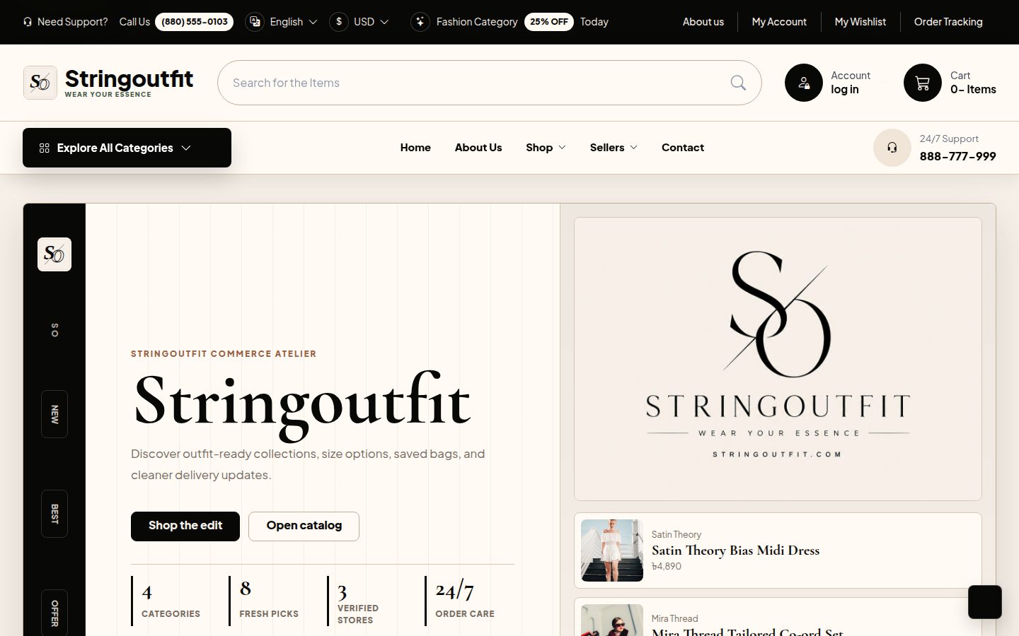 Stringoutfit — Multi-vendor Fashion Marketplace