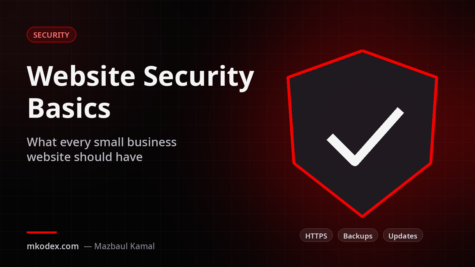 Website Security Basics Every Small Business Should Have